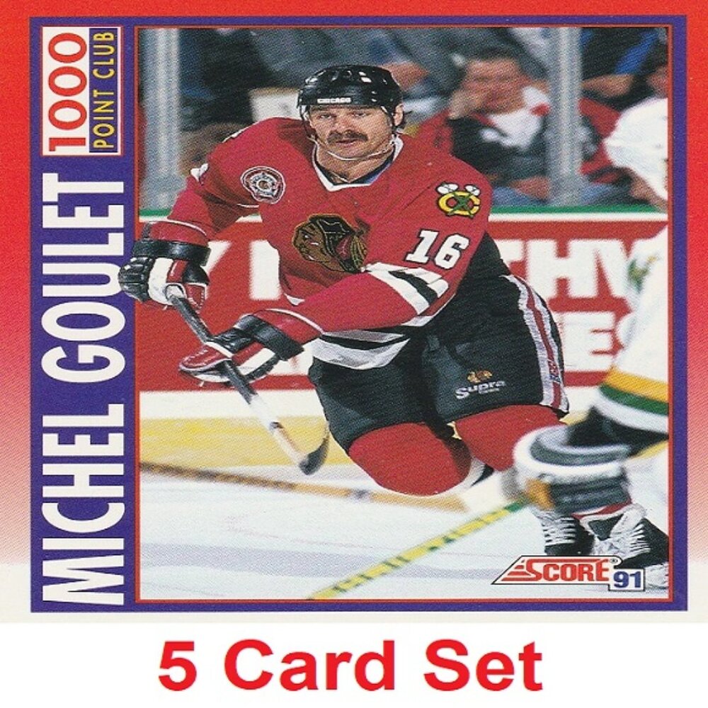 Michel Goulet Hockey Card Collection